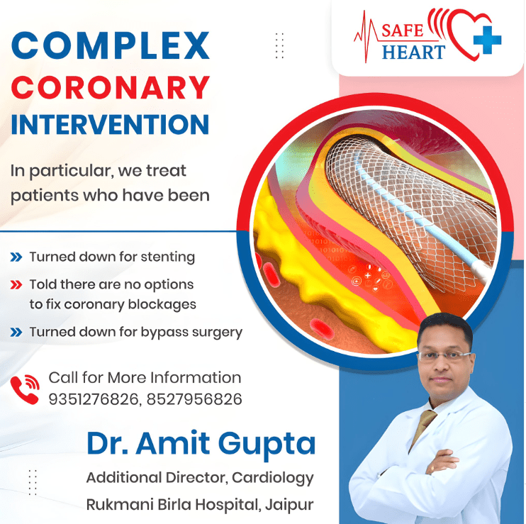 Complex Coronary Intervention By  Dr. Amit Gupta